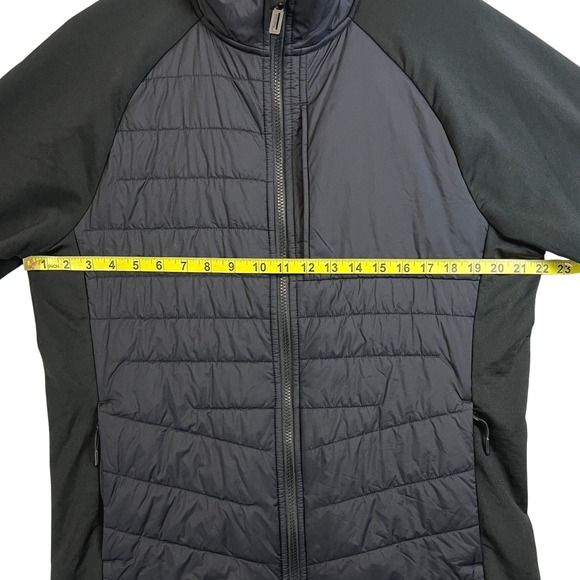 Smartwool Hybrid Jacket Mens Large Black Merino Wool Blend Insulated - Picture 9 of 10